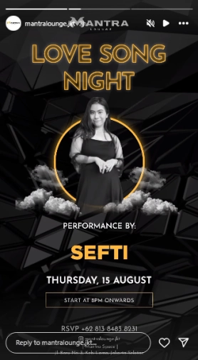 MANTRA LOUNGE JAKARTA - LOVE SONG NIGHT