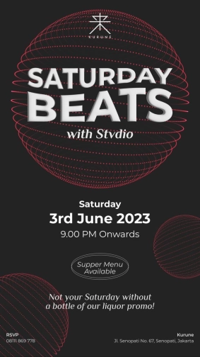 KURUNE JAKARTA - SATURDAY BEATS