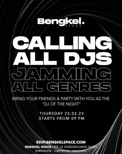 BENGKEL SCBD - A CALLING ALL DJS