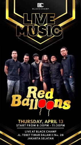 BLACK CHAMP JAKARTA - RED BALLOON