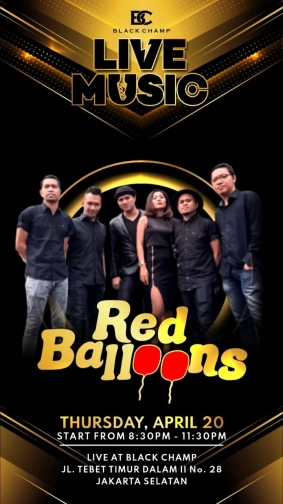 BLACK CHAMP JAKARTA - RED BALLOON