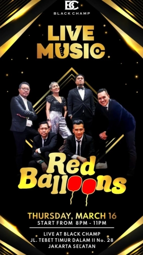 BLACK CHAMP JAKARTA - RED BALLOON