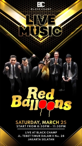 BLACK CHAMP JAKARTA - RED BALLOON