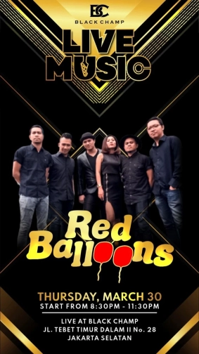 BLACK CHAMP JAKARTA - RED BALLOON