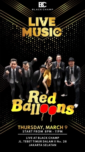 BLACK CHAMP JAKARTA - RED BALLOON