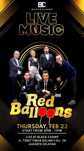 BLACK CHAMP JAKARTA - RED BALLOON