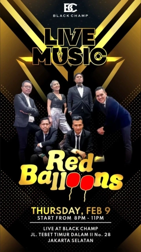 BLACK CHAMP JAKARTA - RED BALLOON