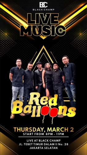 BLACK CHAMP JAKARTA - RED BALLOON