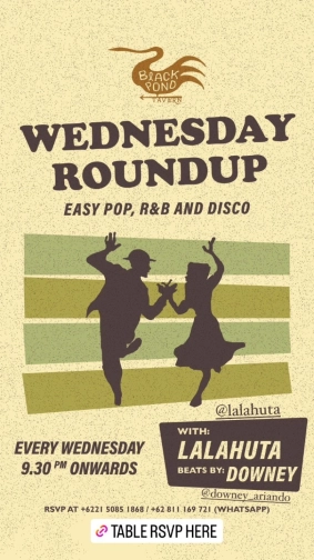 BLACK POND TAVERN JAKARTA - WEDNESDAY ROUNDUP