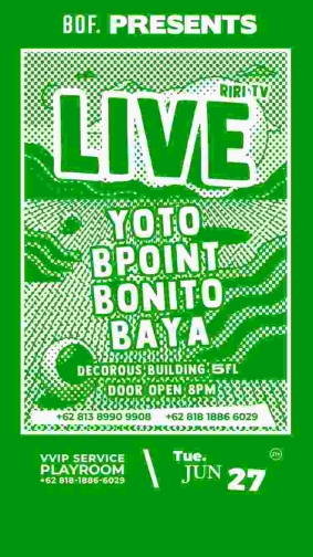 BACKROOM ON FIFTH JAKARTA - LIVE