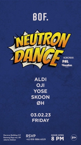 BACKROOM ON FIFTH JAKARTA - NEUTRON DANCE