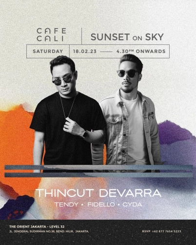 CAFE CALIFORNIA JAKARTA - SUNSET ON SKY