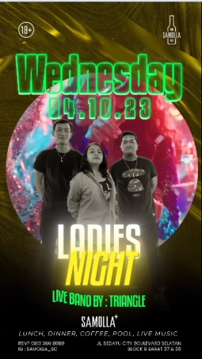 SAMOLLA CAFE & POOL JAKARTA - LADIES NIGHT