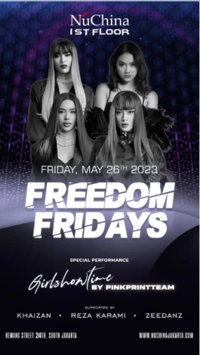 NU CHINA JAKARTA - FREEDOM FRIDAYS