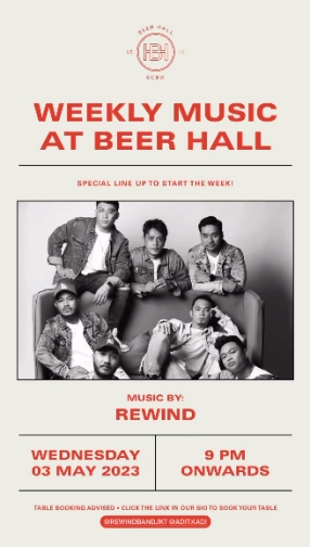 BEER HALL JAKARTA - WEDNESDAY