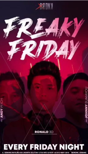 XDRONK JAKARTA - FREAKY FRIDAY