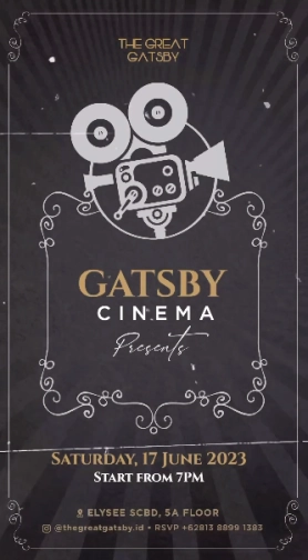 THE GREAT GATSBY - SATURDAY