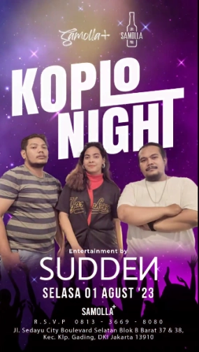 SAMOLLA CAFE & POOL JAKARTA - KOPLO NIGHT