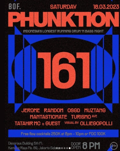 BACKROOM ON FIFTH JAKARTA - PHUNKTION 161