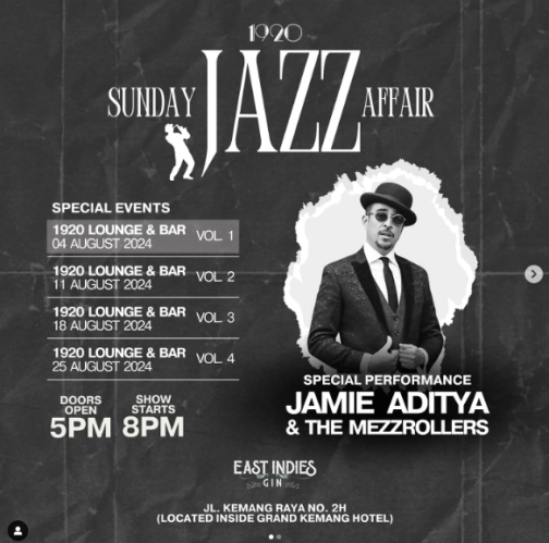 1920 LOUNGE JAKARTA - SUNDAY JAZZ AFFAIR