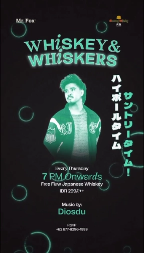 MR FOX JAKARTA - WHISKEY & WHISKERS