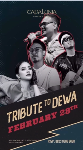 TAPALUNIA JAKARTA - TRIBUTE TO DEWA