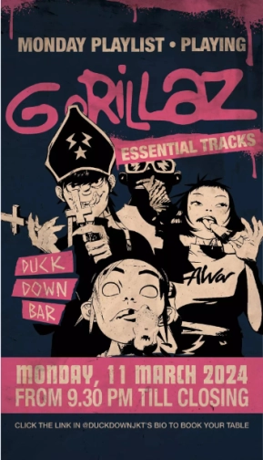 DUCK DOWN JAKARTA - GORILLAZ