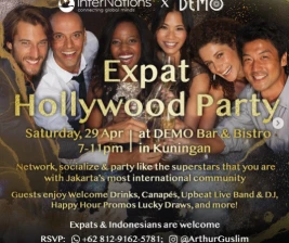 DEMO JAKARTA  EXPAT HOLLYWOOD PARTY