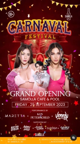 SAMOLLA CAFE & POOL JAKARTA - GRAND OPENING CARNAVAL