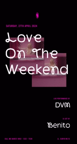 MS JACKSON JAKARTA - LOVE ON THE WEEKEND