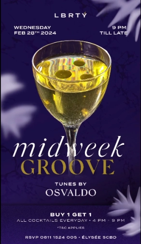 LBRTY JAKARTA - MIDWEEK GROOVE