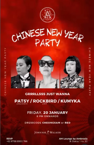 AM LOUNGE JAKARTA - CHINESE NEY YEAR PARTY