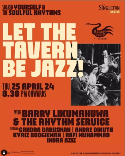 BLACK POND TAVERN JAKARTA - LET THE TAVERN BE JAZZ!