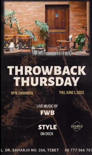 SHAMROCK JAKARTA - THROWBACK THURSDAY