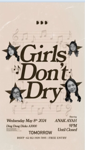 DING DONG DISCO JAKARTA - GIRLS DONT DRY