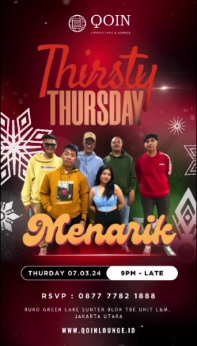 QOIN LOUNGE JAKARTA - THIRSTY THURSDAY