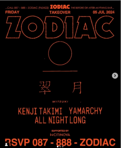 ZODIAC JAKATA - MITSUKI TAKEOVER : KENJI TAKIMI & YAMARCHY