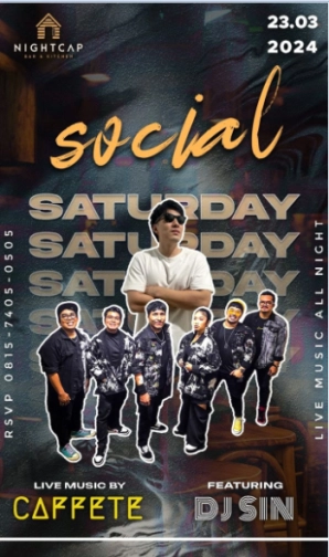 NIGHTCAP JAKARTA - SOCIAL SATURDAY