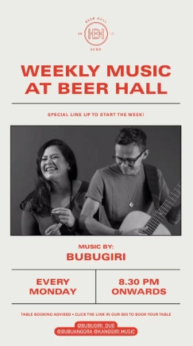 BEER HALL JAKARTA - BUBUGIRI