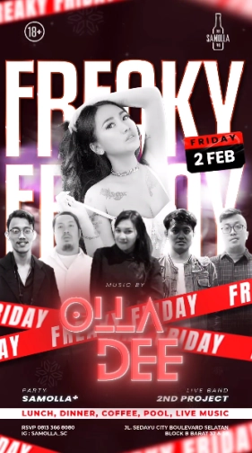 SAMOLLA CAFE & POOL JAKARTA - FREAKY FRIDAY