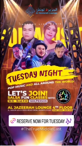 AL JAZEERAH LOUNGE JAKARTA - POP MUSIC