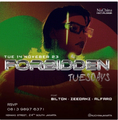 NU CHINA JAKARTA - FORBIDDEN TUESDAY