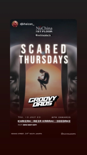 NU CHINA JAKARTA - SCARED THURSDAYS