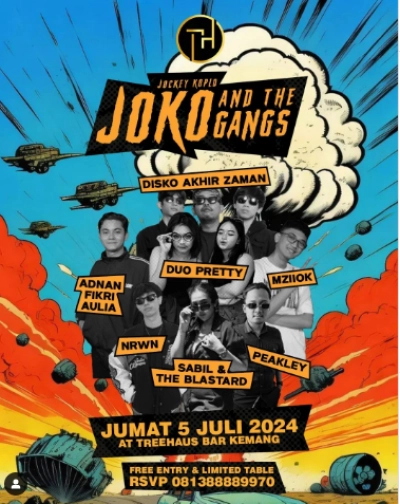 TREEHAUS JAKARTA - JOKO (Jockey Koplo) AND THE GANGS