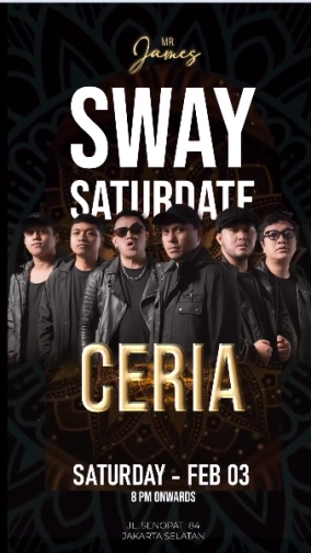 MR JAMES JAKARTA - SWAY SATURDATE