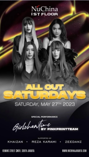 NU CHINA JAKARTA - ALL OUT SATURDAYS