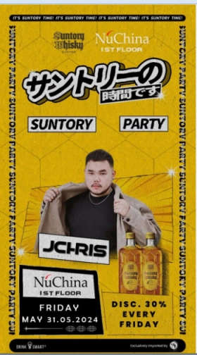 NU CHINA JAKARTA - SUNTORY PARTY