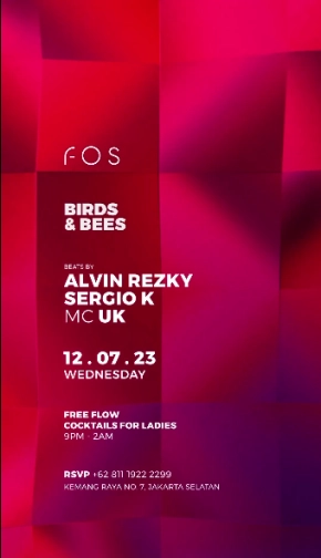 FOS JAKARTA - BIRDS & BEES