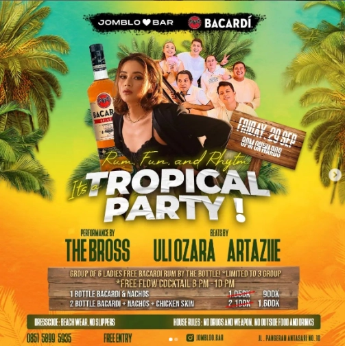 JOMBLOO BAR CILANDAK - TROPICAL PARTY 