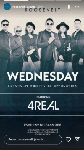 ROOSEVELT JAKARTA - WEDNESDAY